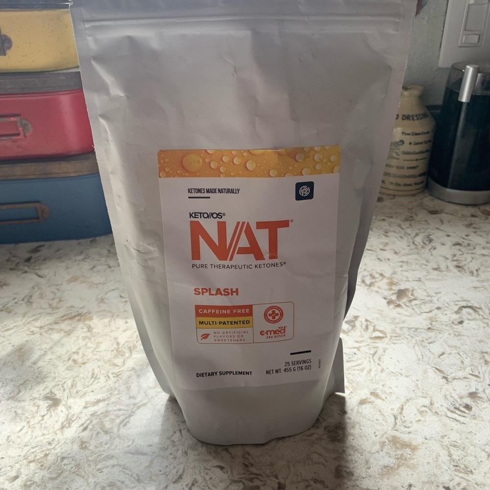 Bag of caffeine free splash unopened 25 servings